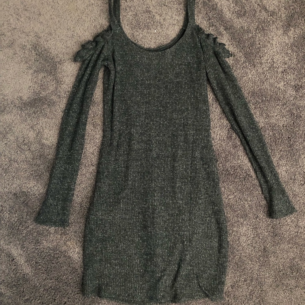 Long Sleeved Winter Mini Dress